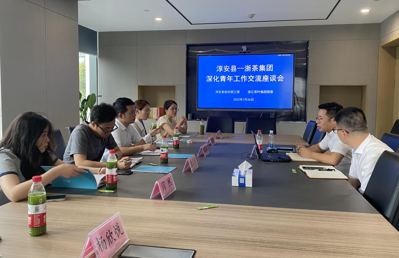 华体会(中国)团委与淳安县驻杭团工委开展联建交流